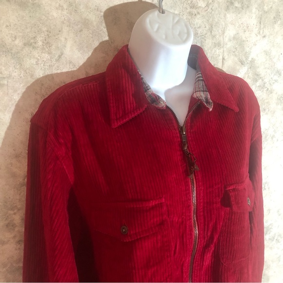 Rustic Outfitters Corduroy Zipper-Down Blouse - Picture 5 of 10